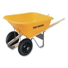 TRUE TEMPER® Dual-Wheel Wheelbarrows