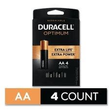Duracell® Optimum Alkaline Batteries DUROPT1500B4PRT
