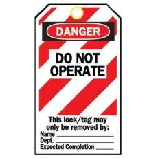 Brady® Heavy Duty Lockout Tags