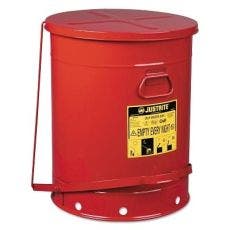 Justrite Red Oily Waste Cans 9700