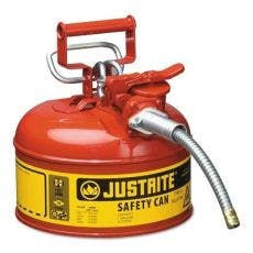Justrite Type II AccuFlow™ Safety Cans 7210120