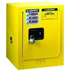 Justrite Yellow Countertop & Compact Cabinets 890400