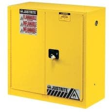 Justrite Yellow Safety Cabinets for Flammables 893000
