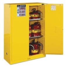 Justrite Yellow Safety Cabinets for Flammables 894520