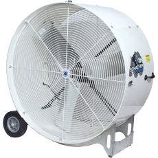 42" Versa-Kool Mobile Spot Cooler Fan, 2-Speed, 1 Hp, OSHA Guards