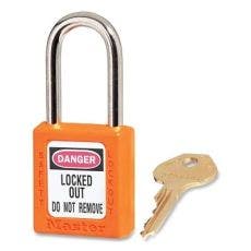 Master Lock® Zenex™ Thermoplastic Safety Lockout Padlocks 410ORJ