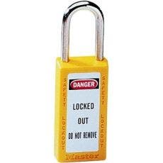 Master Lock® Zenex™ Thermoplastic Safety Lockout Padlocks 411YLW