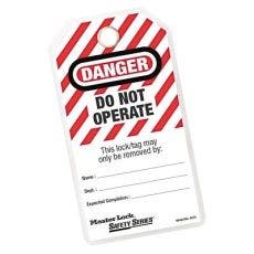 Master Lock® Safety Series™ Do Not Operate I.D. Tags