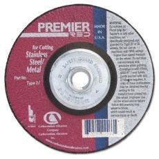 Carborundum Premier™ Red Zirconia Alumina Depressed Center Wheels