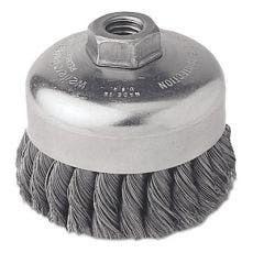 Weiler® Single Row Heavy-Duty Knot Wire Cup Brushes 12306
