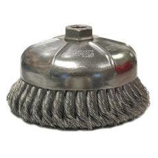 Weiler® Single Row Heavy-Duty Knot Wire Cup Brushes 12376