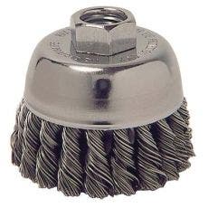 Weiler® Single Row Heavy-Duty Knot Wire Cup Brushes 13025