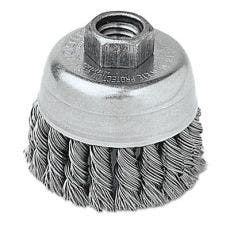 Weiler® Single Row Heavy-Duty Knot Wire Cup Brushes 13258