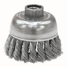 Weiler® Single Row Heavy-Duty Knot Wire Cup Brushes 13286