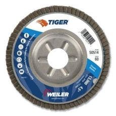 Weiler® Tiger® Disc Angled Style Flap Discs 50514