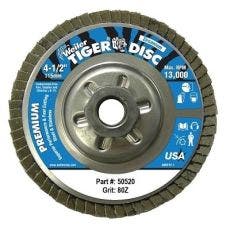Weiler® Tiger® Disc Angled Style Flap Discs 50520
