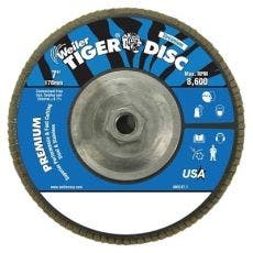 Weiler® Tiger® Disc Angled Style Flap Discs 50544