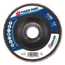 Weiler® Tiger Paw™ TY29 Coated Abrasive Flap Discs 51119