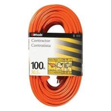 Woods Wire Outdoor Round Vinyl Extension Cords 530