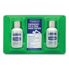 First Aid Only® Eye and Skin Flush Emergency Station/Replacement Twin Bottles