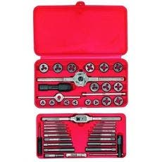 Irwin Hanson® 41-Pc Machine Screw/Fractional Tap and Hex Die Sets