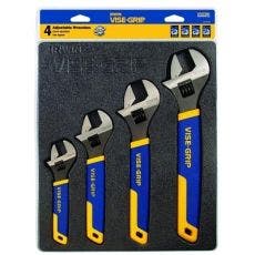 Irwin Vise-Grip® 4-pc Adjustable Wrench Tray Sets