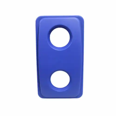 Bottle and Can Recycle Lid Thin Bin Blue