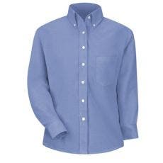 Red Kap®  Women's Executive Solid Long Sleeve 60/40 Oxford Shirt, Size 14
