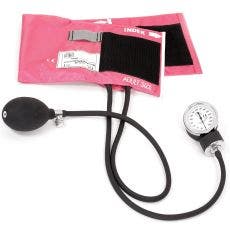 Prestige Medical Premium Adult Aneroid Sphygmomanometer, Pink