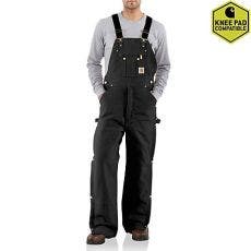 Carhartt® M Quilt-Lined Zip-To-Thigh Bib Overalls, 40X32