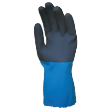 StanZoil NL 12" Knit Lined Neoprene Glove, Rough Grip, Size L