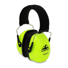 Bullhead Safety® Premium High-Visibility Padded Ear Muffs NRR 27