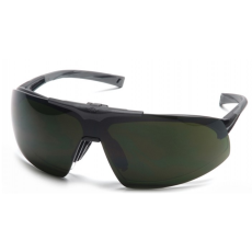 Onix Plus Safety Glass, Clear Anti-Fog Lens w/5.0 IR Filter Flip Lens