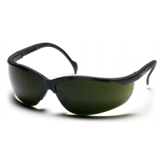 Venture II Safety Glass, 5.0 IR Lens & Black Frame