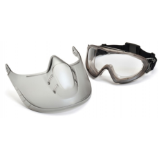 Clear H2X Anti-FogGoggle with Faceshield Attachment