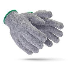 [A-418GNCC] 24 oz Cotton Gray Terry Glove