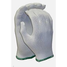 Polyester Knit Glove w/Extended Cuff, Size L