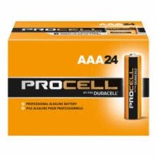 Duracell Procell Batteries, Non-Rechargeable Alkaline, 1.5 V, AAA, 24/Pack