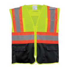 [SA-GLO-0036] FrogWear® HV - High-Visibility Mesh Polyester Surveyors Safety Vest