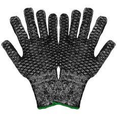 [A-T800HC] 7 Gauge Acrylic Terry Cloth Patterned Palm PVC Glove