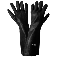 18" Economy Dipped PVC Gloves