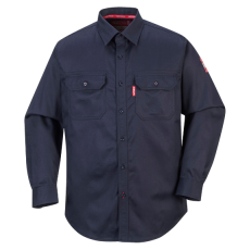 [SA-FR89] Bizflame FR Shirt, Navy, 8.2 Cal/Cm2
