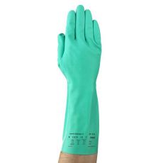 [A-785] 17 Mil Unsupported Green Nitrile Glove