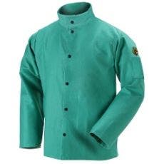 [SA-02-FS530] 9 Oz Green FR Welding Jacket