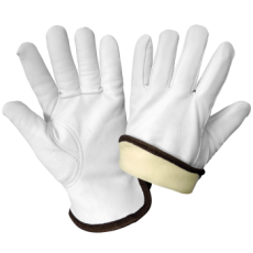 [A-3200GINT] Premium Insulated Goatskin Driver Style Gloves