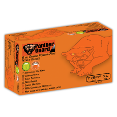 [A-775PF] 6 Mil Nitrile Disposable Gloves with Chlorinated Smooth Interior - Powder Free