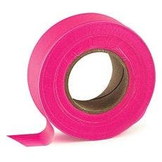 Flagging Tape 1-3/16" Non-Adhesive Plastic Ribbon