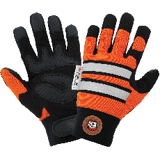 [A-HR9000VIS] Hot Rod Gloves® High-Visibility Synthetic Leather Glove