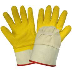 Economy Cotton Canvas Rubber Dipped Gloves
