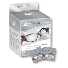 Anti-Fog Lens Wipes, 100/Box, 6 Boxes/Case